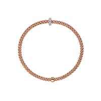 Bracciale Fope Donna Prima in Oro rosa Diamante 0.18 Ct 74508BX_BB_R_XBX_00M - 74508BX_BB_R_XBX_00M